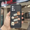 Oppo A74 Kabartma Figürlü Neşeli Silikon Kılıf
