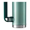 S-link SL-TM13 Yeşil Kumlama Boya 750ML Iç 304 Dış 201 Sert Plastik Kulp Ve Portatif Paslanmaz Çelik Termos Kupa