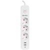 S-link SPG03TC 5V2.4A 1.5m 750 Joule 3 lü Anahtarlı Akım Korumalı Priz