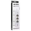 S-link SPG03TC 5V2.4A 1.5m 750 Joule 3 lü Anahtarlı Akım Korumalı Priz