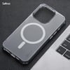 Safeus 15 Pro Gripp Hoparlör Toz Önleyici Filtreli Buzlu Magsafe Kapak