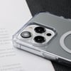 Safeus 15 Pro Gripp Hoparlör Toz Önleyici Filtreli Buzlu Magsafe Kapak