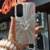 Samsung A55 Simli Taş Süslü Hologram Kapak