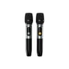 Shaza 80W Kablosuz Çift Mikrofon Dahili DSP RGB Ledli Bluetooth Hoparlör SS4503/GR