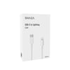 Shaza SG2002L/WT 100Cm 27W Destekli Type-C To Lightning Şarj Ve Data Kablosu