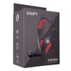 Snopy X-Bloom SN-633 Siyah-Kırmızı Kablolu Kulak Üstü Oyuncu Kulaklığı