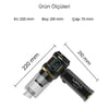 MPIA MCV-05 24000Pa Vakum Gücü Led Göstergeli Taşıma Çantalı Araç Süpürgesi
