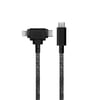 Native Union Belt Serisi Duo Type-C to Type-C - Lightning Şarj Kablosu 60W 1.5M