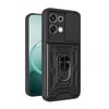 Oppo A6 Pro Kılıf Magnetik Standlı Kamera Korumalı Zore Sürgülü Vega Kapak