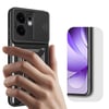 Oppo Reno 13F 5G Kılıf Magnetik Standlı Kamera Korumalı Zore Sürgülü Vega Kapak