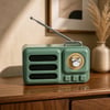 Platoon PL-4708 Bluetooth 5.3 Version Mini Metal Retro Radyo Görünümlü Ses Bombası