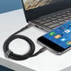 Qgeem 2.Jenerasyon Type-C to Type-C USB3.2 PD Data Kablosu 100W 20Gbps 4K@60Hz 0.5 Metre