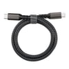 Qgeem 2.Jenerasyon Type-C to Type-C USB3.2 PD Data Kablosu 100W 20Gbps 4K@60Hz 0.5 Metre