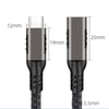 Qgeem Extension USB3.2 Type-C PD Uzatma Kablosu 100W 20Gbps 4K@60Hz 3 Metre