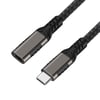 Qgeem Extension USB3.2 Type-C PD Uzatma Kablosu 100W 20Gbps 4K@60Hz 3 Metre