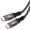 Qgeem QG01 Type-C to Type-C USB4 PD Data Kablosu 240W 40Gbps 8K@60Hz 0.2 Metre