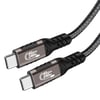 Qgeem QG01 Type-C to Type-C USB4 PD Data Kablosu 240W 40Gbps 8K@60Hz 1 Metre
