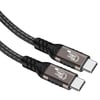 Qgeem QG01 Type-C to Type-C USB4 PD Data Kablosu 240W 40Gbps 8K@60Hz 0.2 Metre