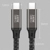 Qgeem QG02 Type-C to Type-C PD3.1 Data Kablosu 240W 480Mbps 1.5 Metre