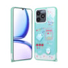 Realme C53 Kılıf Parlayan Simli Kabartma Figürlü Zore Cevze Kapak