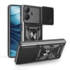 Realme Note 60 Kılıf Magnetik Standlı Kamera Korumalı Zore Sürgülü Vega Kapak