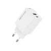 Recci RC108E GaN Teknolojili Hızlı Şarj Başlığı Type-C to Type-C PD 45W Kablolu Şarj Seti