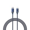 Recci RS09CL PD Crystal Serisi 30W Hızlı Şarj Özellikli Type-C To Lightning PD Kablo 1.2M