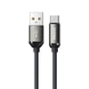 Recci RS35C USB-A to Type-C Örgü Tasarımlı Hızlı Şarj Özellikli Data ve Şarj Kablosu 1M