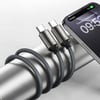 Recci RS45CC Type-C to Type-C PD 100W Örgü Tasarımlı Hızlı Şarj Özellikli Data ve Şarj Kablosu 1M