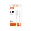 Recci RS52L USB-A to Lightning 2.4A Hızlı Şarj Özellikli Data ve Şarj Kablosu 1M