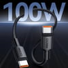 Recci RS56CC Type-C to Type-C PD Hızlı Şarj Özellikli Data ve Şarj Kablosu 100W 1.2M