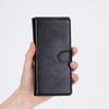 Samsung Galaxy Z Fold7 Uyumlu Manyetik Hakiki Deri Cüzdan Kılıf ,Cüzdan Taşımaya Son, Kredi Kart Yuvalı, RFID Güvenlik