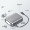 SHAZA Nexa Serisi 10.000 Mah Kendinden Kablolu Powerbank