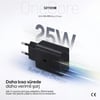 Simex OneCore SPS-17 25Watt GAN PD-Pps Type-C Çıkışlı Şarj Cihazı