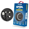 ŞARJ / DATA KABLOLARI Simex Spool 3 IN 1Şarj Kablosu