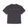 Skinarma Cypher Kısa Kollu Oversize Unisex Bisiklet Yaka Mor Tişört