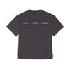 Skinarma Cypher Kısa Kollu Oversize Unisex Bisiklet Yaka Mor Tişört