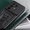 Tecno Camon 50 Kılıf Magnetik Standlı Kamera Korumalı Zore Sürgülü Vega Kapak