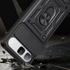Tecno Spark 40 5G Kılıf Magnetik Standlı Kamera Korumalı Zore Sürgülü Vega Kapak
