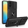 Tecno Spark Go 2 Kılıf Magnetik Standlı Kamera Korumalı Zore Sürgülü Vega Kapak