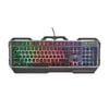 KLAVYE & MOUSE Trust GXT Torac Illuminated RGB Metal Gaming Klavye (Q-TR)