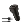 ttec 2CKS30CS SmartCharger 2.4A Araç Şarj Aleti + USB-C Kablo