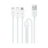 Ttec Trio 2DK7521 Şarj Kablosu Type-C-Lightning-Micro USB 1.2mt.