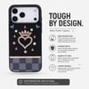 Vissel iPhone 17 Pro Max Uyumlu Taşlı Kalp Detaylı Kılıf – Parlak Taşlı, Darbe Emici Koruma, Şık & Trend Telefon Kılıfı, Siyah