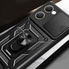 Vivo Y18 Kılıf Magnetik Standlı Kamera Korumalı Zore Sürgülü Vega Kapak