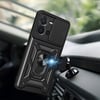 Vivo Y35 Kılıf Magnetik Standlı Kamera Korumalı Zore Sürgülü Vega Kapak