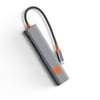 Wiwu Wi-HB005 Travel Serisi 5in1 HDMI (4K@60Hz) Girişli + RJ45 + 100W PD Type-C Hub Bağlantı İstasyonu