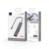 Wiwu Wi-HB8007 Travel Serisi 7in1 HDMI (4K@60Hz) Girişli 100W PD Type-C Hub Bağlantı İstasyonu