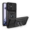 Xiaomi 11T Pro 5G Kılıf Magnetik Standlı Kamera Korumalı Zore Sürgülü Vega Kapak