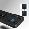 Xiaomi Poco X8 Pro Max Kılıf Magnetik Standlı Kamera Korumalı Zore Sürgülü Vega Kapak